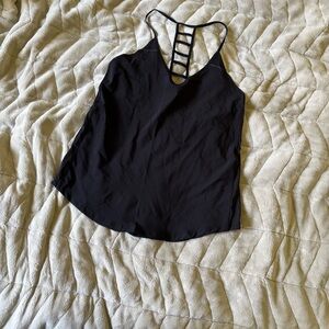 Lululemon Black Strappy Ladder-Back top